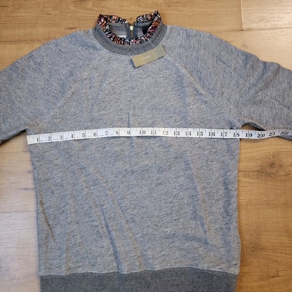 J.CREW Metallic Ruffleneck Sweatshirt - Picture 11 of 12